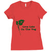 life life on the veg Ladies Fitted T-Shirt