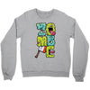 zombie font Crewneck Sweatshirt