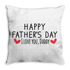 Happy Father's Day I Love Daddy Onesie-Father's Day Throw Pillow
