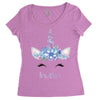 birthday unicorn family series brother Women's Triblend Scoop T-shirt
