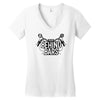 a biker life behind bars Women's V-Neck T-Shirt