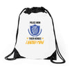 police mom  i rised mine Drawstring Bags
