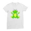 frog cute Ladies Fitted T-Shirt