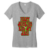 funny ferry mucking christmas, ideal gift or christmas present. Women's V-Neck T-Shirt