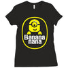banana minion Ladies Fitted T-Shirt