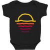 sunset line Baby Bodysuit