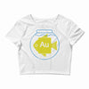 gold fish Crop Top