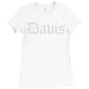 city of davis Ladies Fitted T-Shirt
