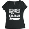 war with east asia Women's Triblend Scoop T-shirt