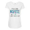 i&rsquo;m a good nurse Maternity Scoop Neck T-shirt
