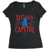 down with the capitol Women's Triblend Scoop T-shirt