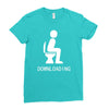 downloading ! funny white sex Ladies Fitted T-Shirt