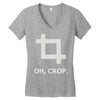 oh crop Women's V-Neck T-Shirt