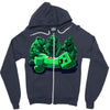 creeper squad Zipper Hoodie