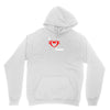 i love heart bass guitar music Youth Hoodie