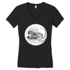 lakika dog Women's V-Neck T-Shirt