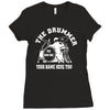 drummer Ladies Fitted T-Shirt