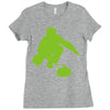 curling Ladies Fitted T-Shirt