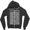 joy division unknown pleasures rock band Zipper Hoodie