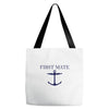 first mate Tote Bags