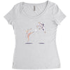 swan kick Women's Triblend Scoop T-shirt