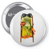frog funny cocktail Pin-back button