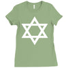 magen david Ladies Fitted T-Shirt