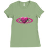shy girl Ladies Fitted T-Shirt
