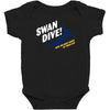 swan dive Baby Bodysuit