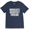 world's okayest friend V-Neck Tee
