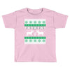 reindeer christmas ugly sweater Toddler T-shirt