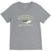 she was short, fat and had a big mouth! V-Neck Tee