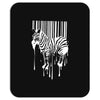 banksy street art zebra bar code Mousepad