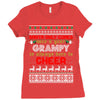 santa only comes once a year grampy is always here to cheer Ladies Fitted T-Shirt