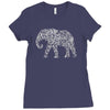 elephant filled5 cool Ladies Fitted T-Shirt
