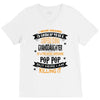 Super Cool Granddaughter Of A Freaking Awesome Pop Pop V-Neck Tee