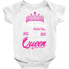Celebrating With the 3rd Birthday Queen Baby Onesie
