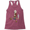 pirate ninja zombie w i p Racerback Tank