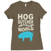 hog butcher to the world chicago Ladies Fitted T-Shirt