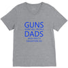 guns dont kill people dads with pretty daughters do V-Neck Tee