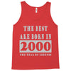 legends are born in 2000 hoodie 6 Tank Top