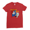 that's no moon Ladies Fitted T-Shirt