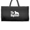 the dogfather cavalier king charles spaniel white Weekender Totes