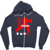 hadouken ryu Zipper Hoodie