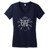 bat &ndash; primitive metal punk Women's V-Neck T-Shirt