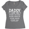 I Love You Daddy Women's Triblend Scoop T-shirt