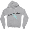 down the shore hooded Zipper Hoodie