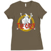 the grey Ladies Fitted T-Shirt