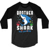 brother shark doo doo doo family matching 3/4 Sleeve Shirt