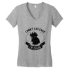 I Don't Eat Cock I'm Vegan Women's V-Neck T-Shirt